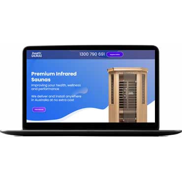 Landing Pages & Lead Generation for Infrared Saunas Online